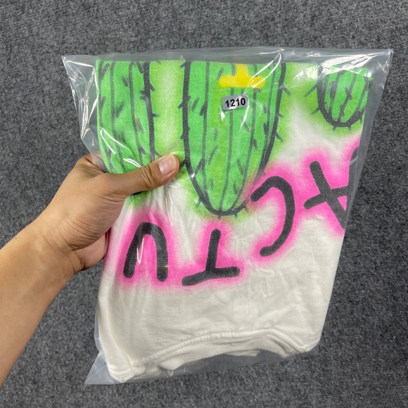Travis Scott Cactus Jack White Tshirt Mens Size Small #1210 - Picture 9 of 9